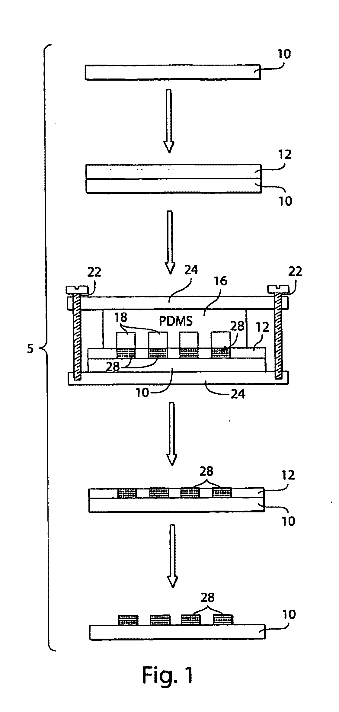 Patterning of ionic polymers