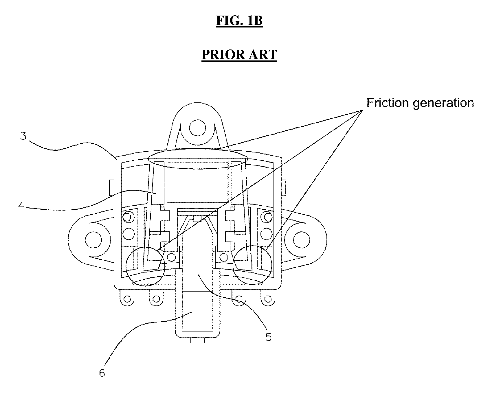Structure of lever of vehicle transmission