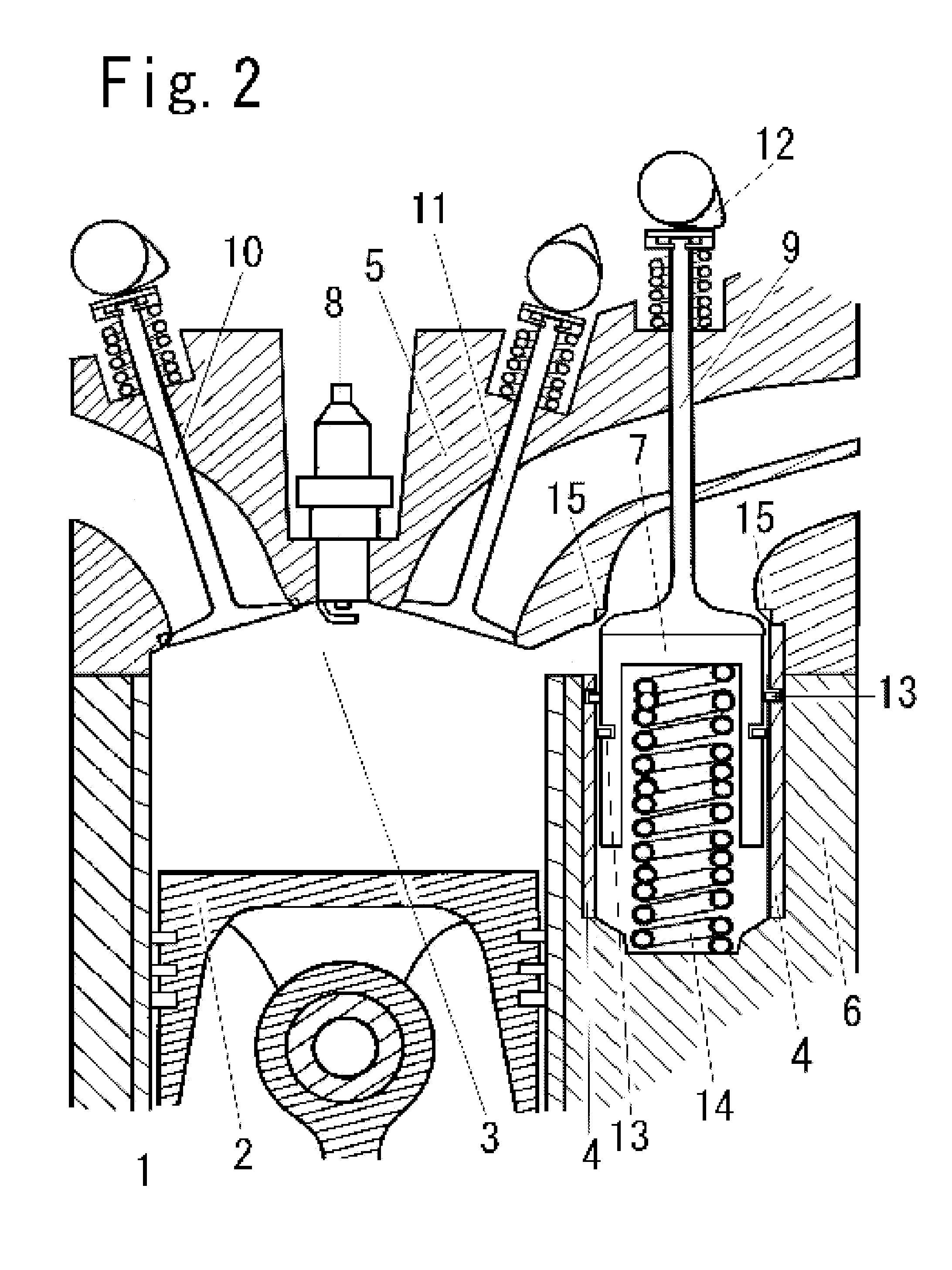 Spark ignition four-stroke cycle engine