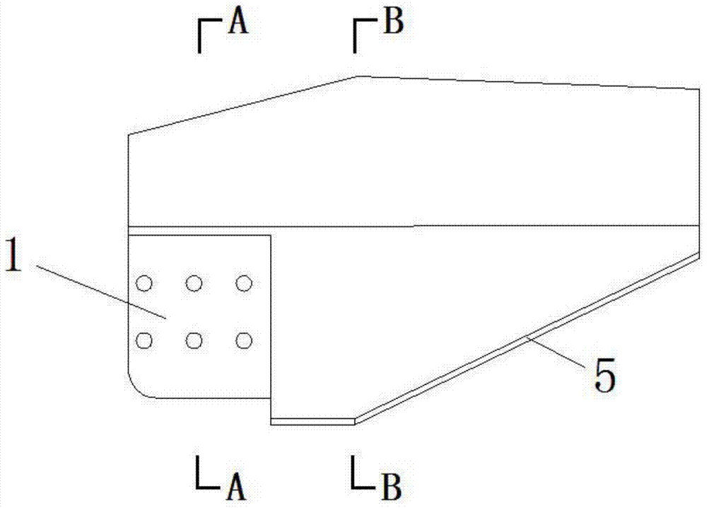 Inverted long-angle arc swirl anti-corrosion paddle and inverted long-angle arc swirl anti-corrosion stirring paddle