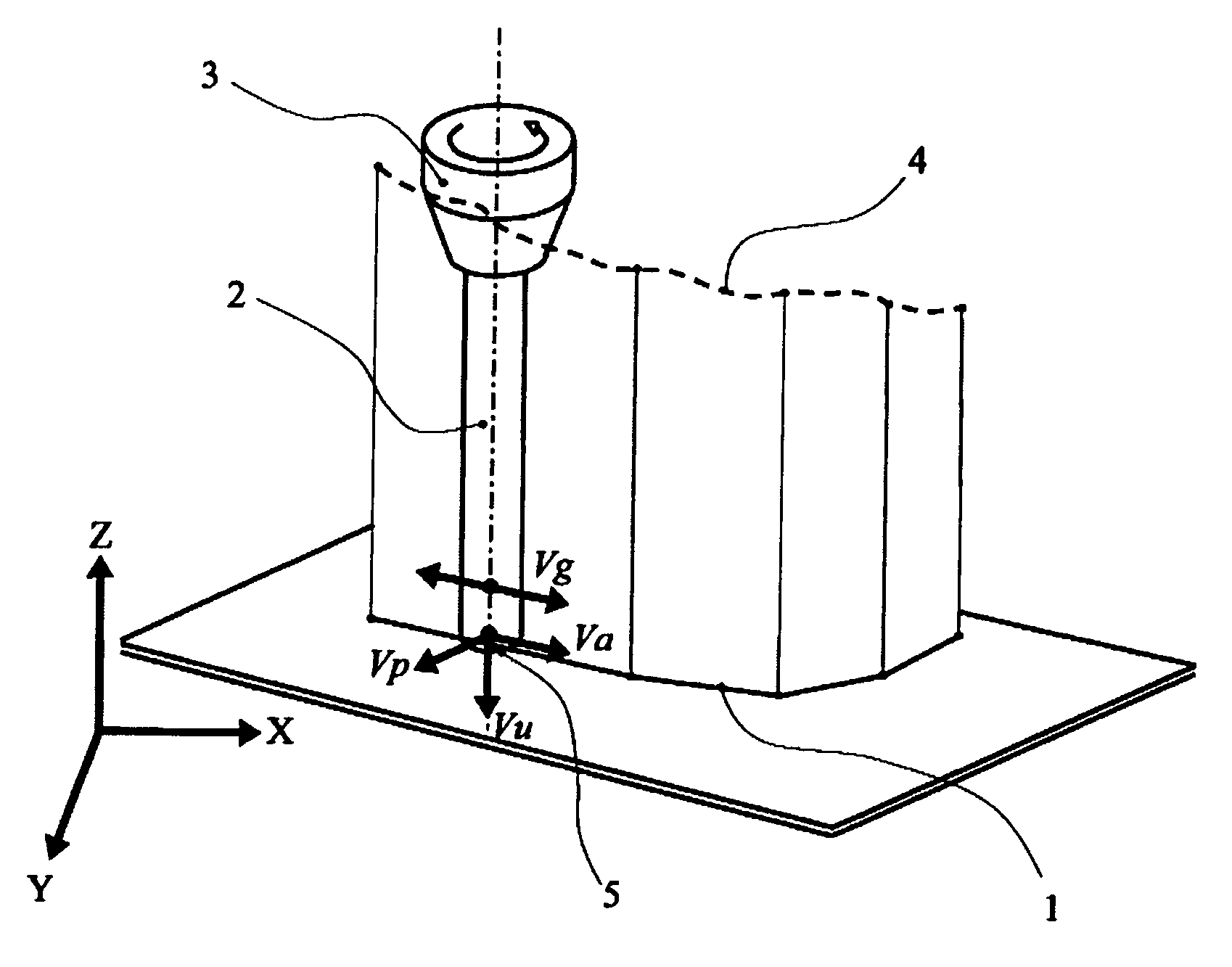 Method and machine for machining parts using spark-erosion milling
