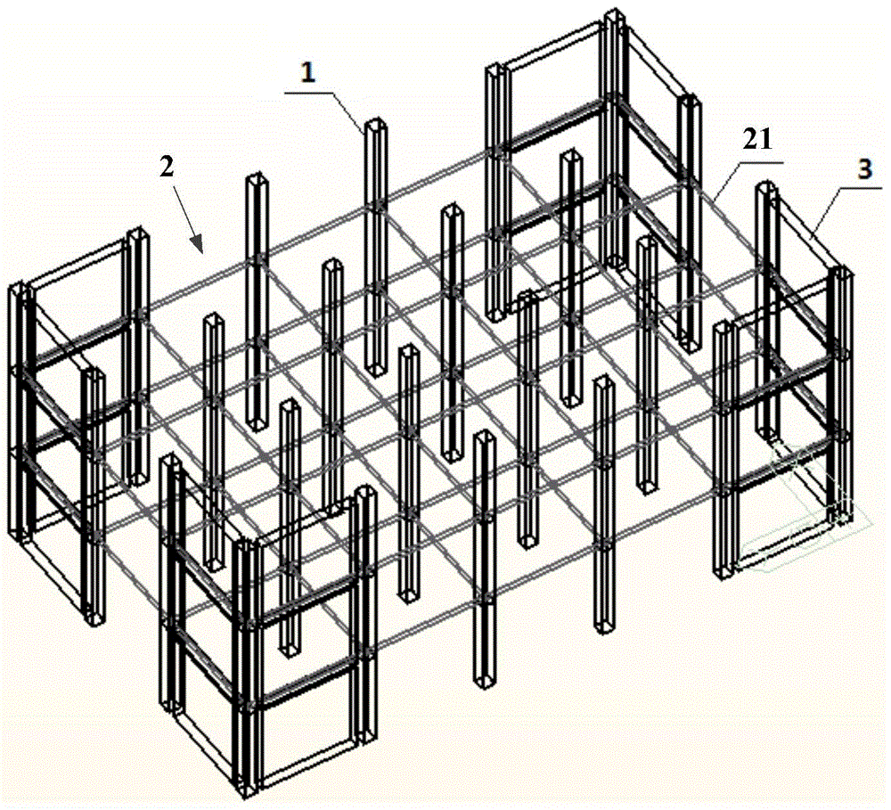 Prefabricated steel joint concrete slab-column structure and hoisting method thereof