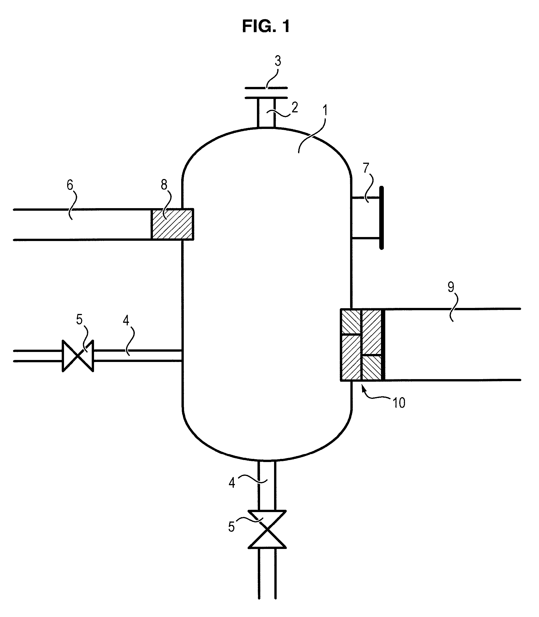 Pipe-closing device for isolating a tank, a pipe or a set of tanks and pipes