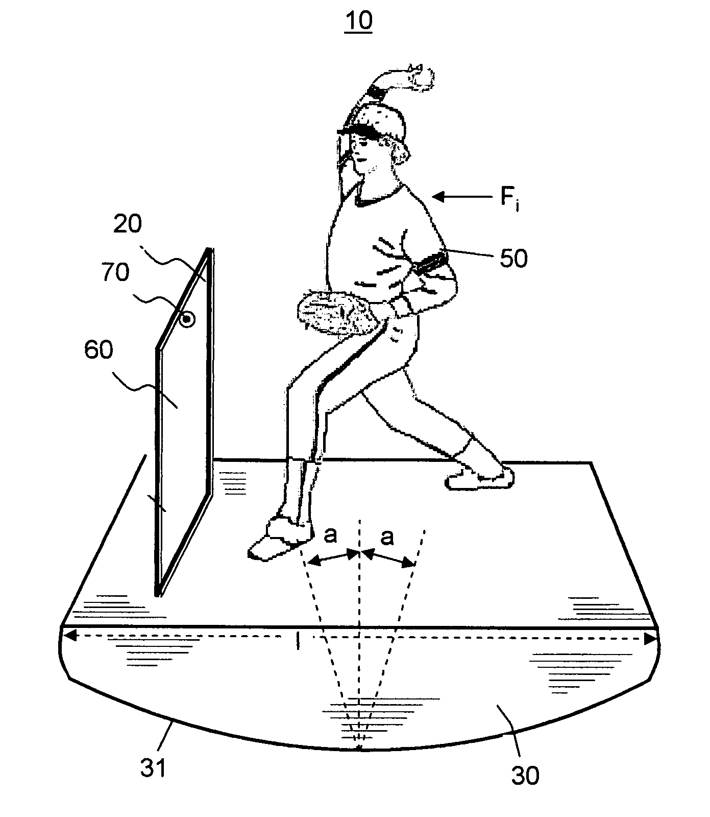 Device for displaying lenticular images