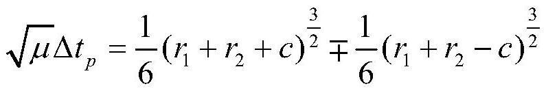 semi-major axis iteration space transfer orbit calculation method for Lambert orbital transfer problem based on Newton iteration