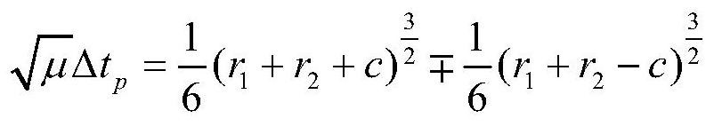 semi-major axis iteration space transfer orbit calculation method for Lambert orbital transfer problem based on Newton iteration