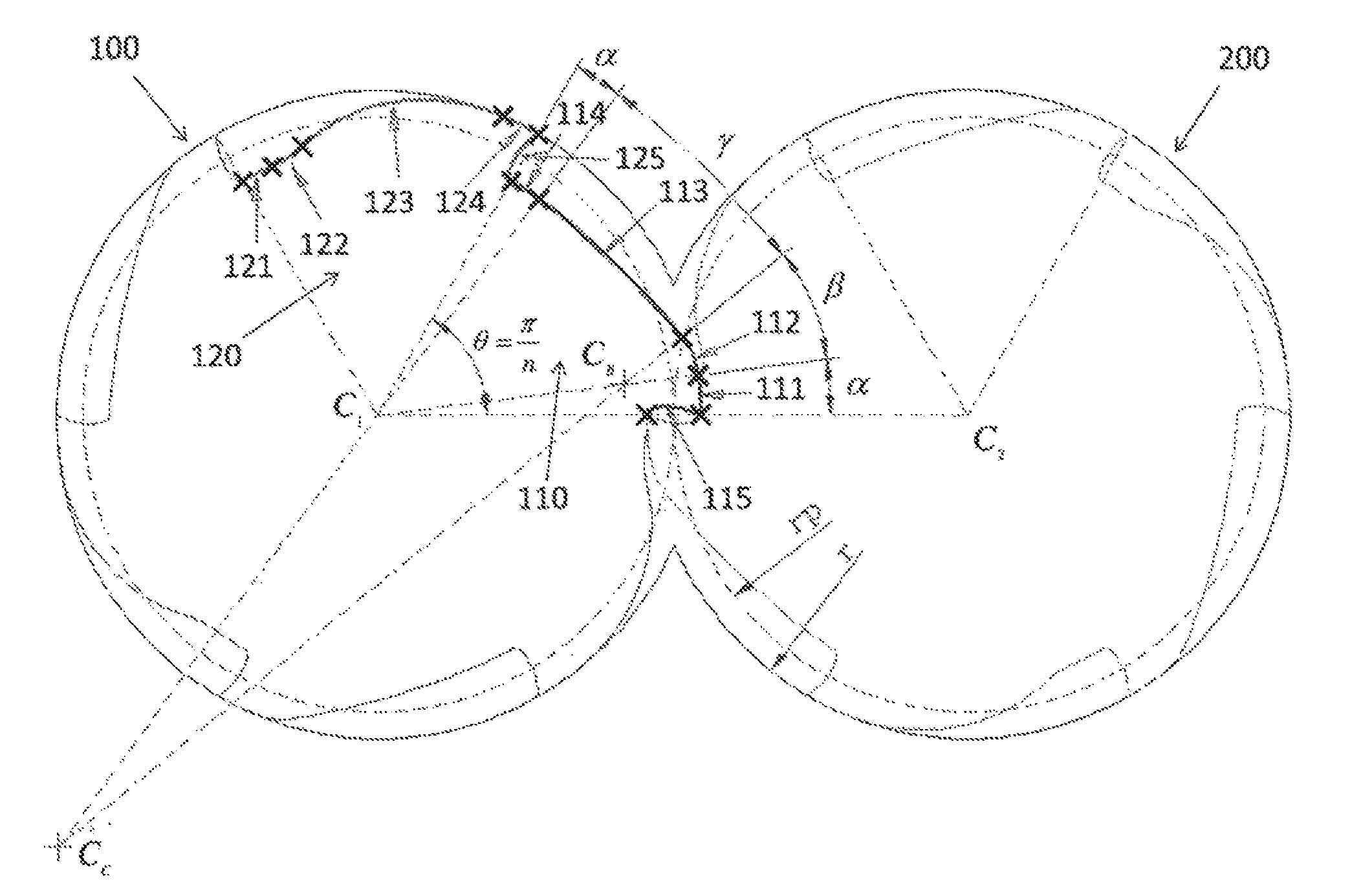 Device of a pair of claw-type rotors having same profiles