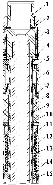 Construction method for filling gravel in horizontal oil well pipe