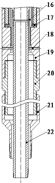 Construction method for filling gravel in horizontal oil well pipe