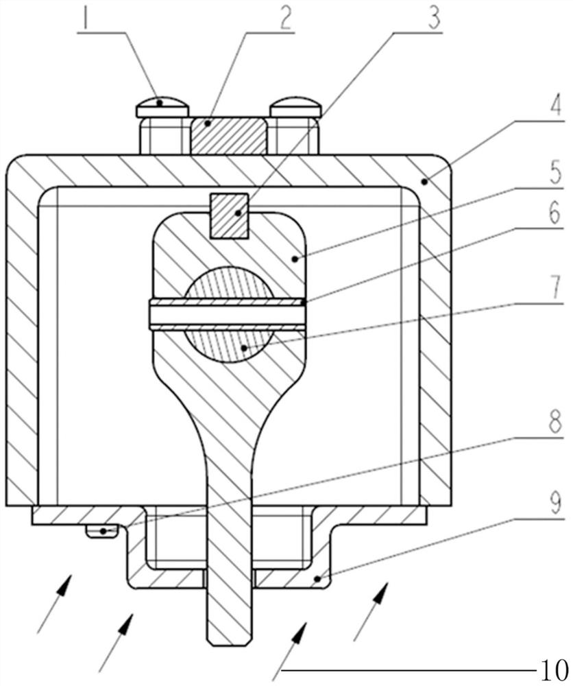 Limiting structure of gear shifting pulling head