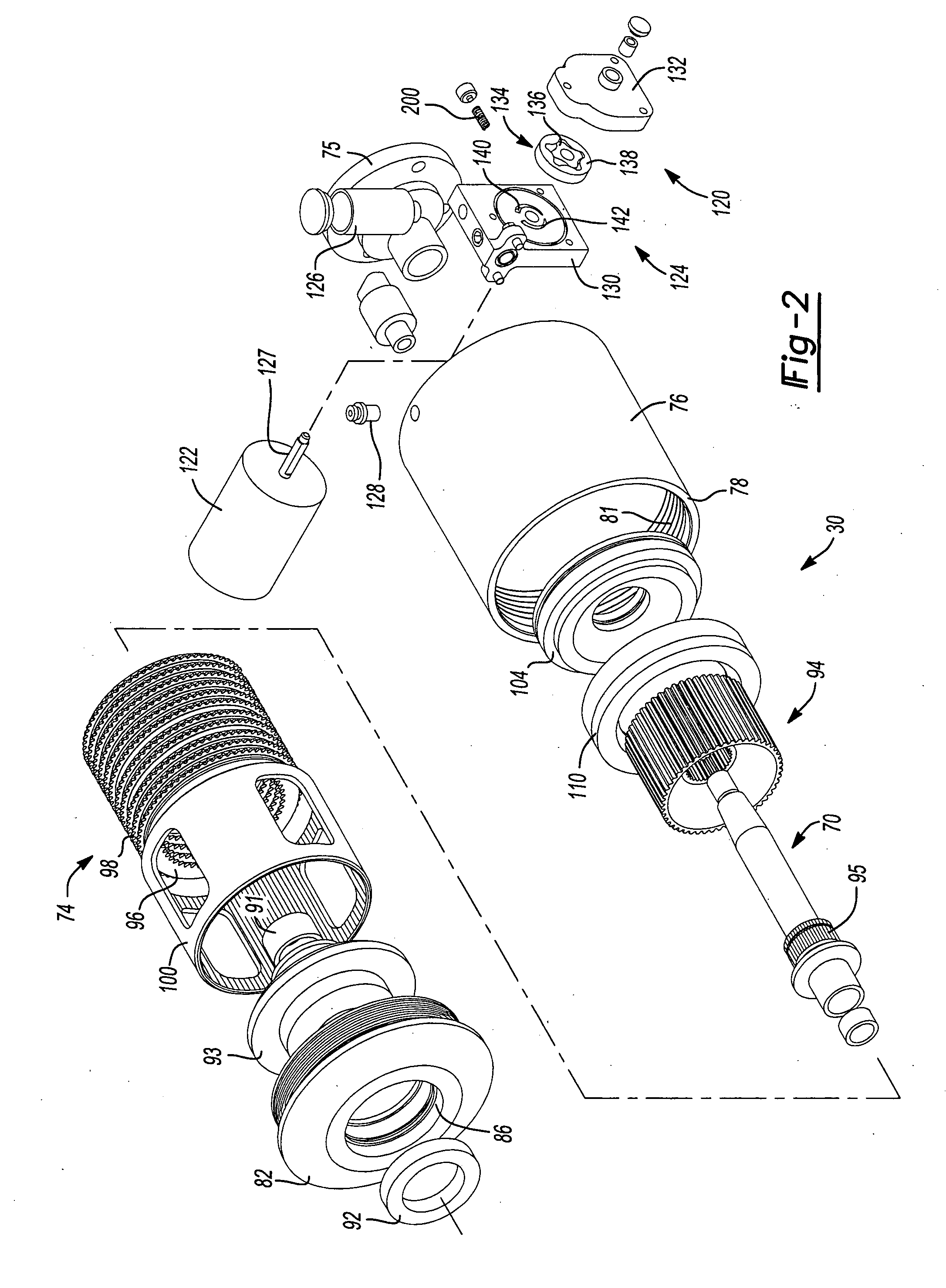 Electrohydraulic torque transfer device and control system