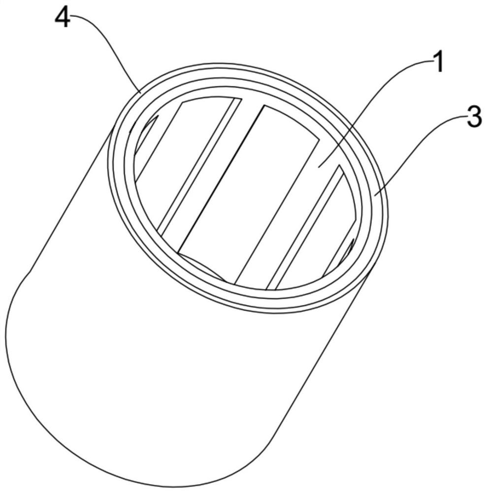 A self-image electrospinning scaffold and its preparation method