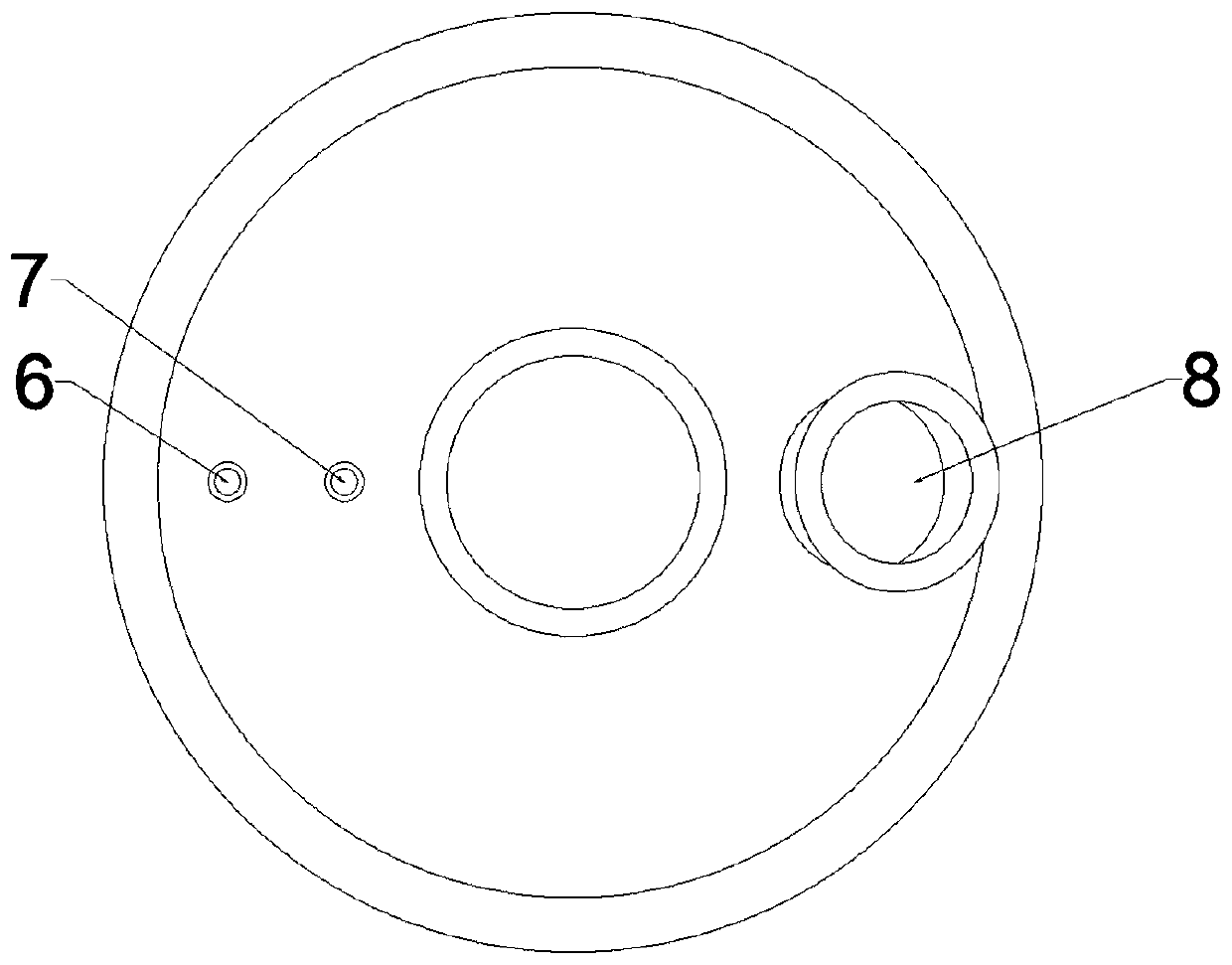 Reaction device and method for degrading radioactive waste resin based on Fenton method