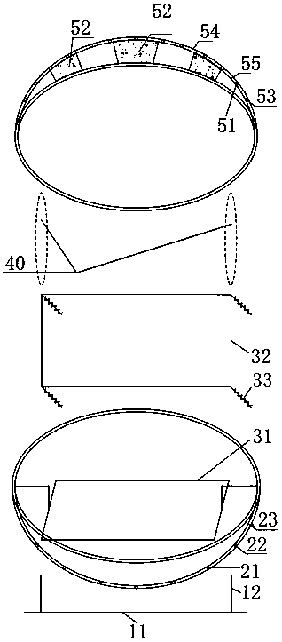 Egg-shaped earthquake escape bed and using method thereof