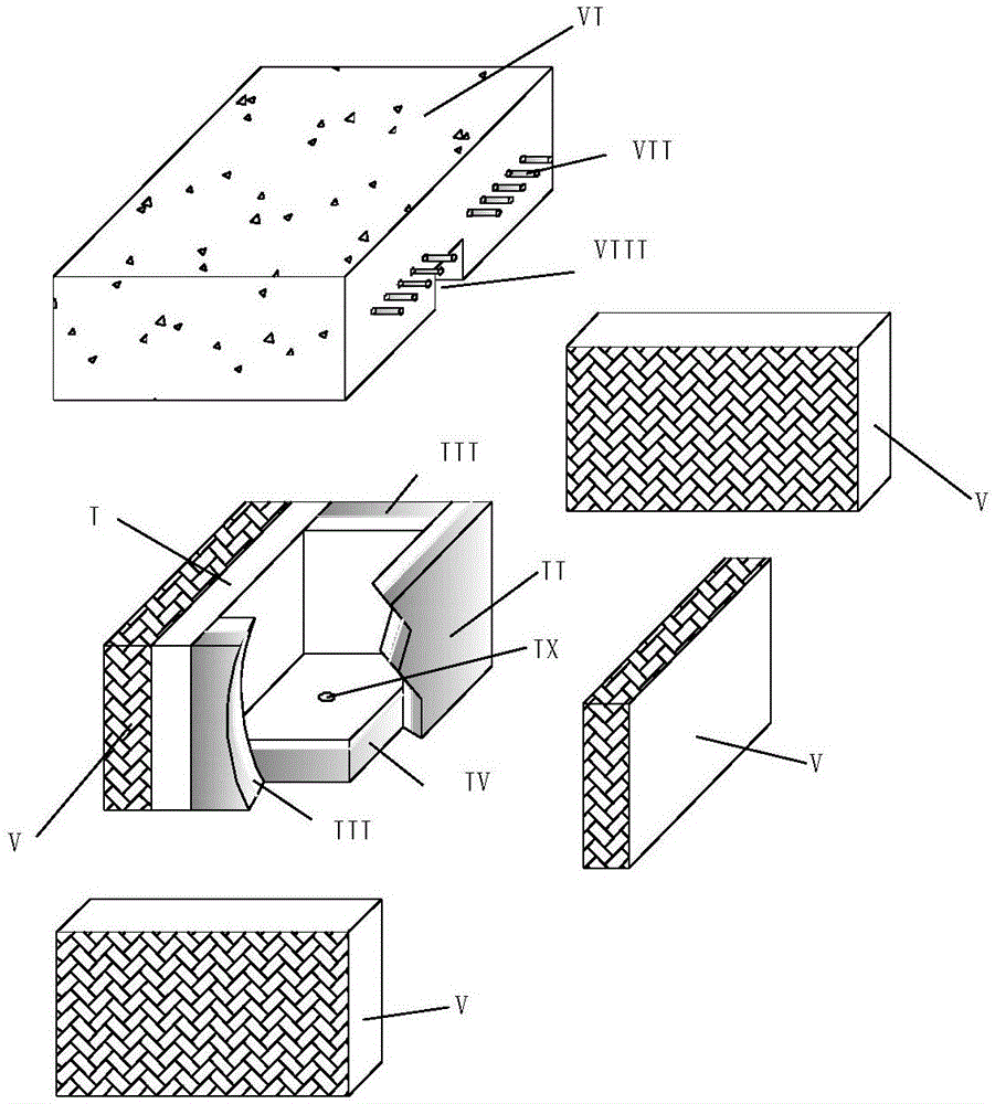 Preparation method of layered high purity zircon refractory material