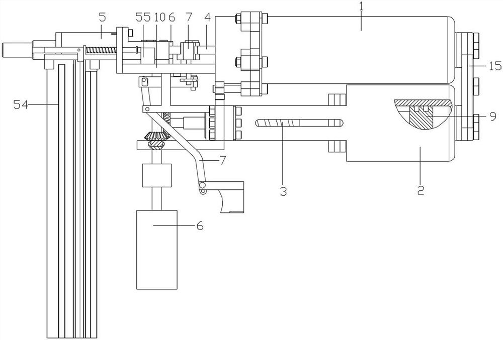 Double-cylinder electric nail fixing device