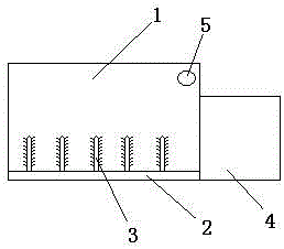 Vacuum ultrasonic cleaning device for test instruments