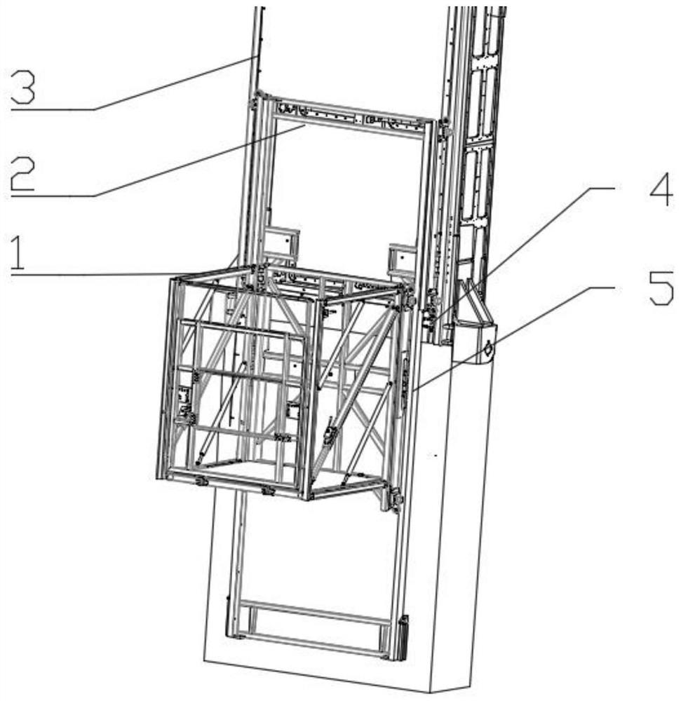 Folding telescopic maintenance lift