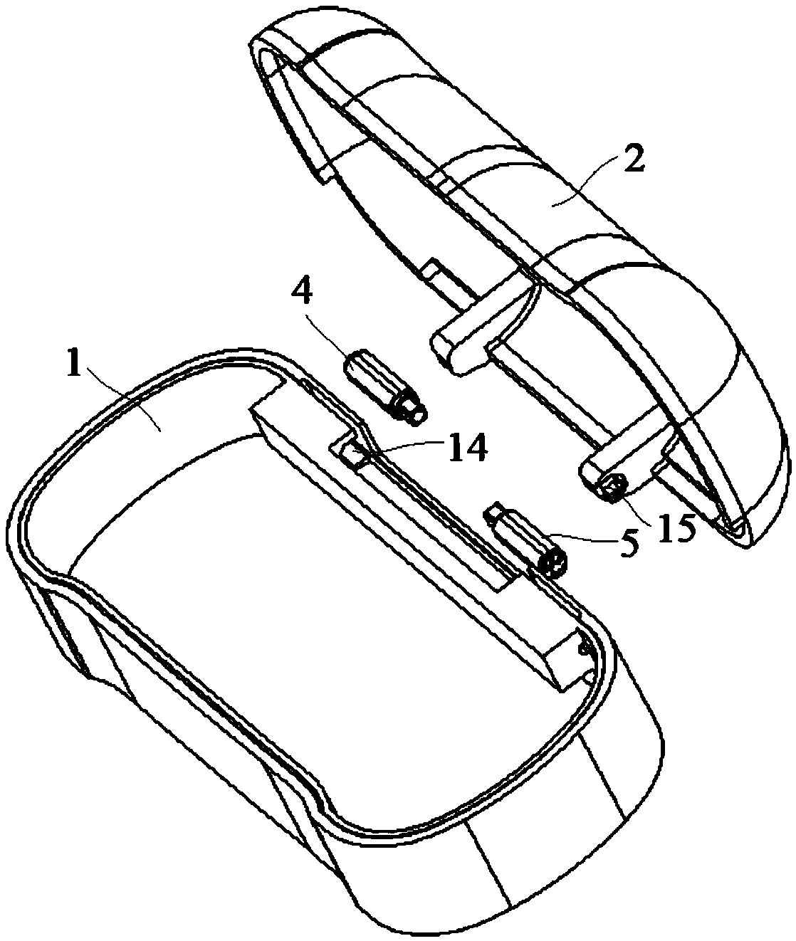 Storage box for earphones