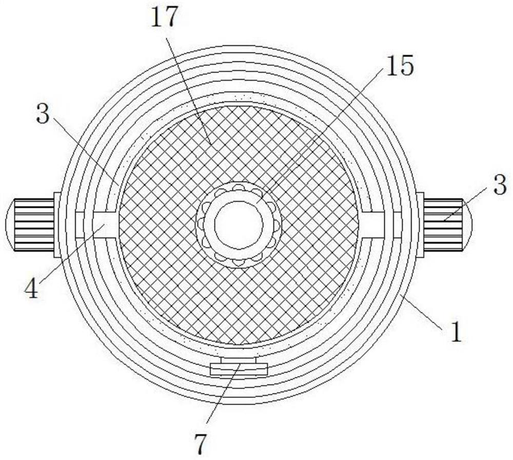 A flip-type uniform hot-melt device for processing pig iron castings