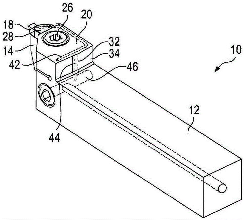 Tool holder for cutting insert