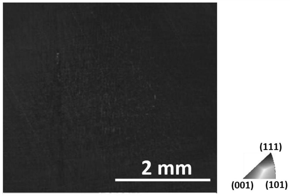 A kind of preparation method of bulk single crystal copper