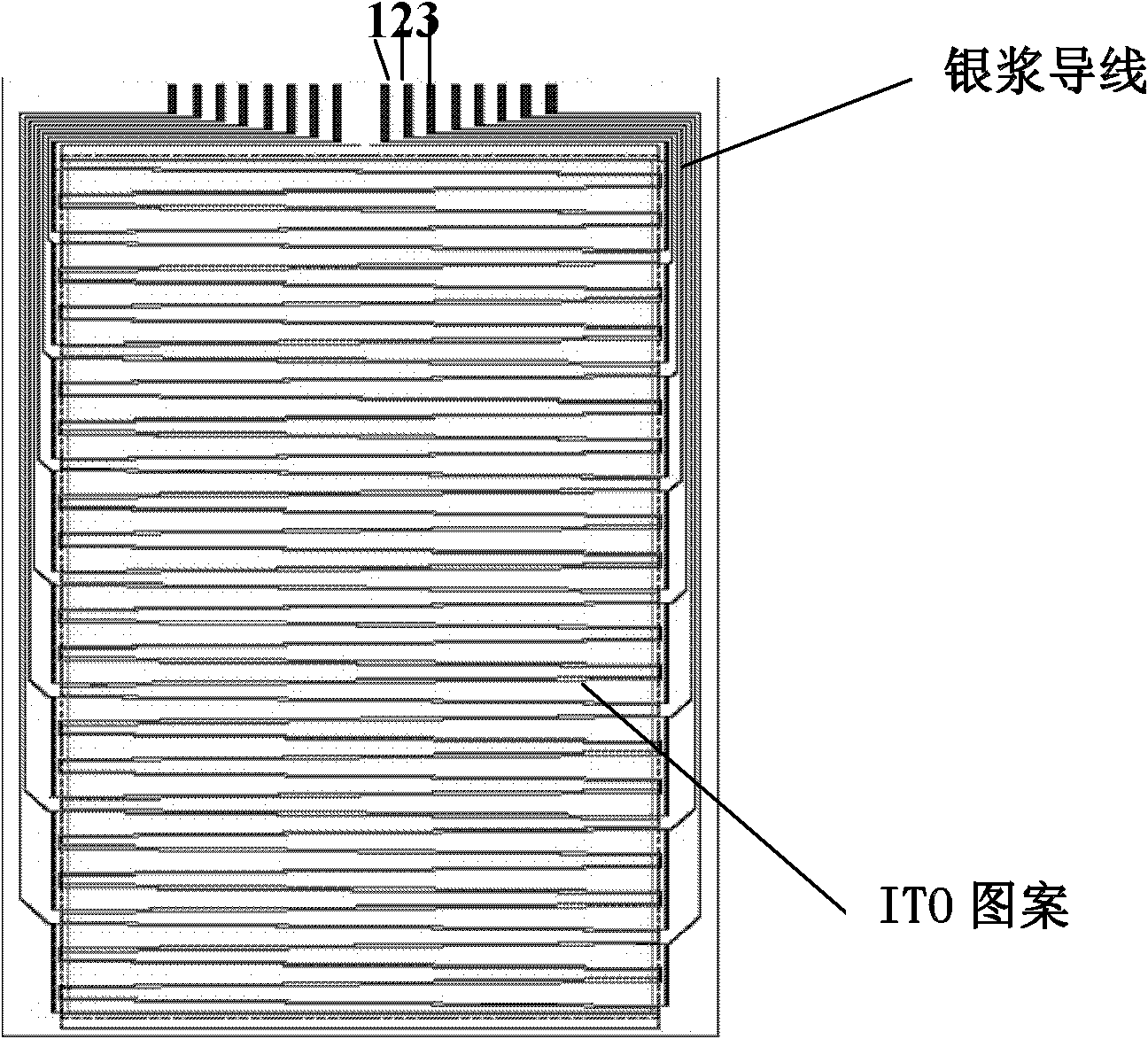 Capacitance touch screen and manufacture method thereof