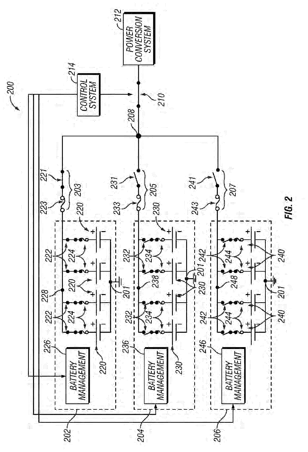 Energy storage systems and methods for fault mitigation