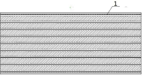 Assembly-type pre-stress hollow deck slab and preparation method thereof