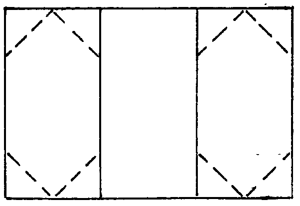 Method for folding parallel twin-box