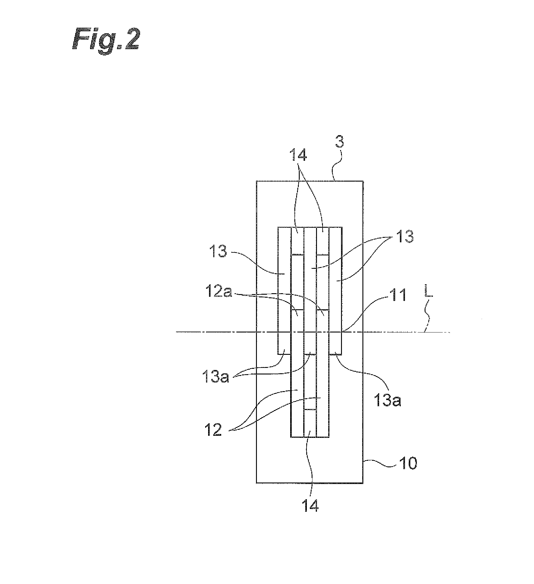 Thread production device, and aggregating part