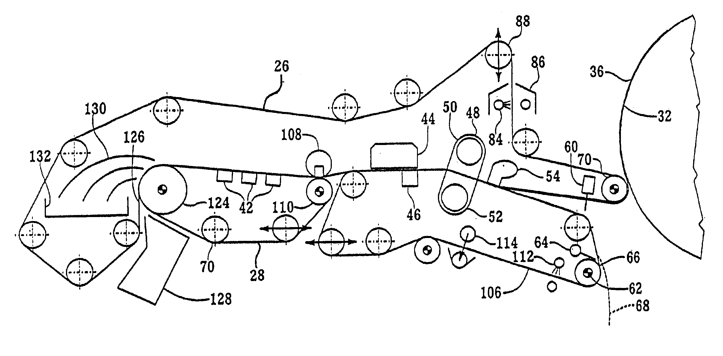 Papermaking machine for forming tissue employing an air press