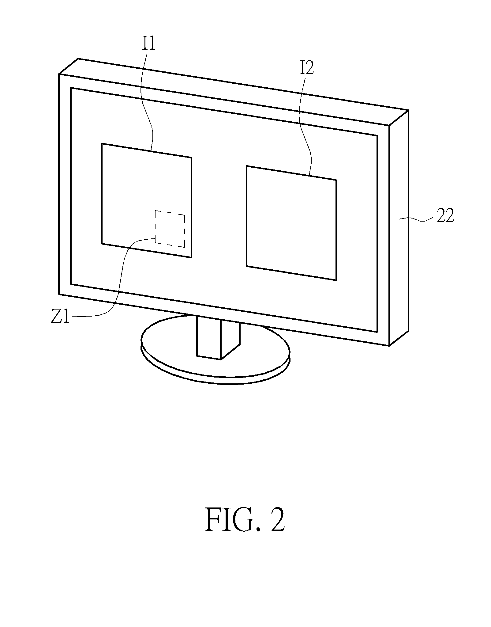 Camera system with a full view monitoring function