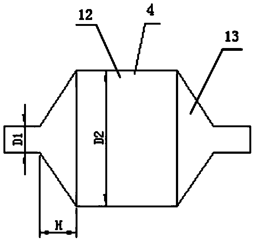 Automobile exhaust heating device