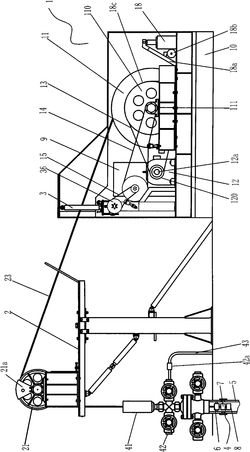 Intelligent winch type pulling oil production system