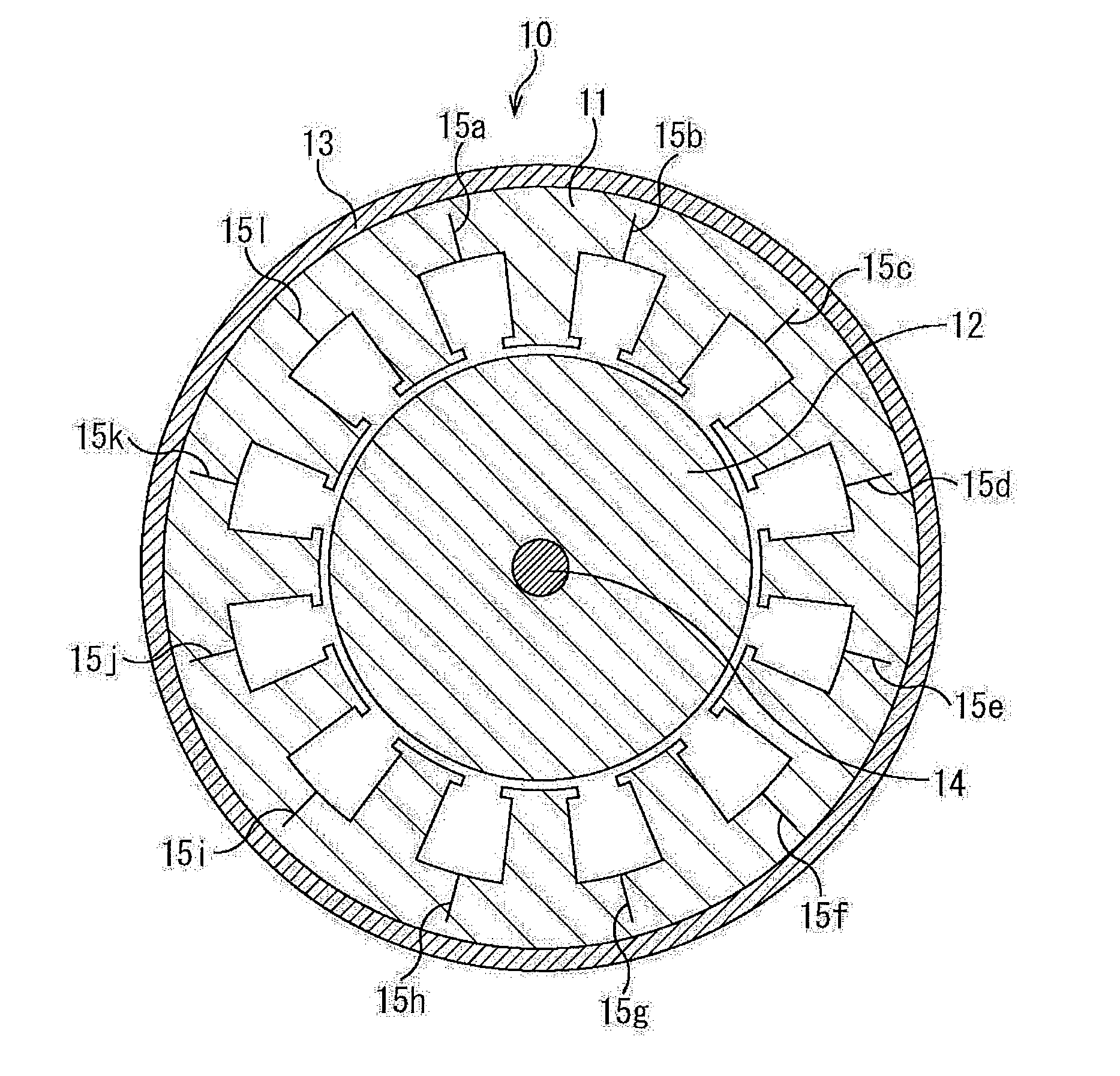 Manufacturing method for helical core for rotating electrical machine and manufacturing device for helical core for rotating electrical machine