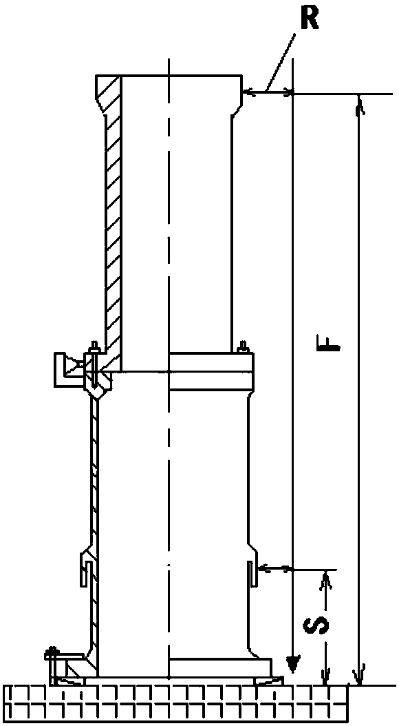 Vertical shaft-coupling throw searching technique for large-scale water turbine