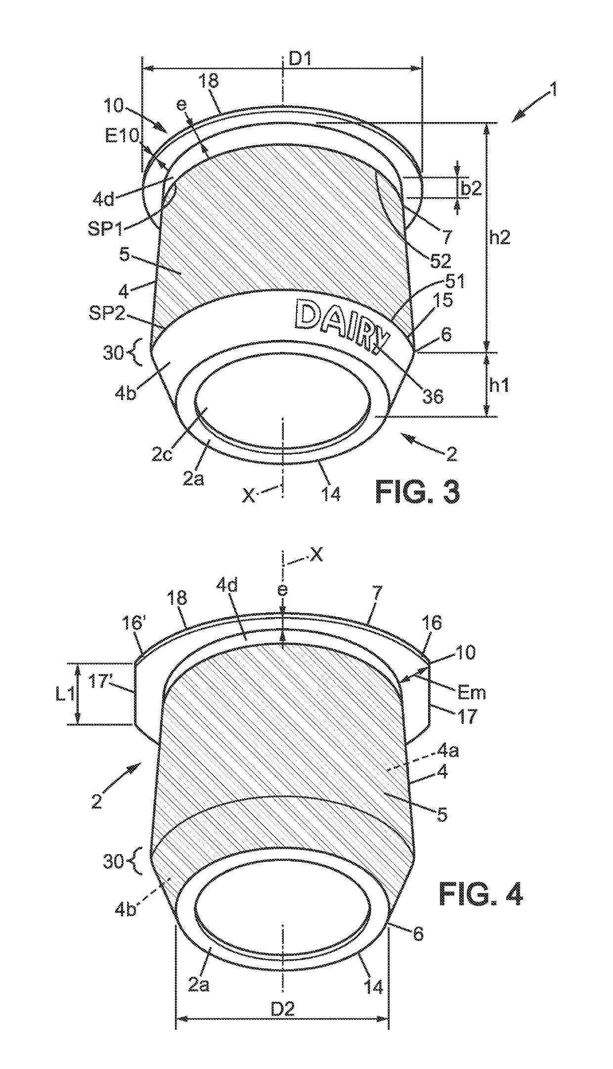 Plastic cup with a thin outer sleeve and food product pack comprising such cups