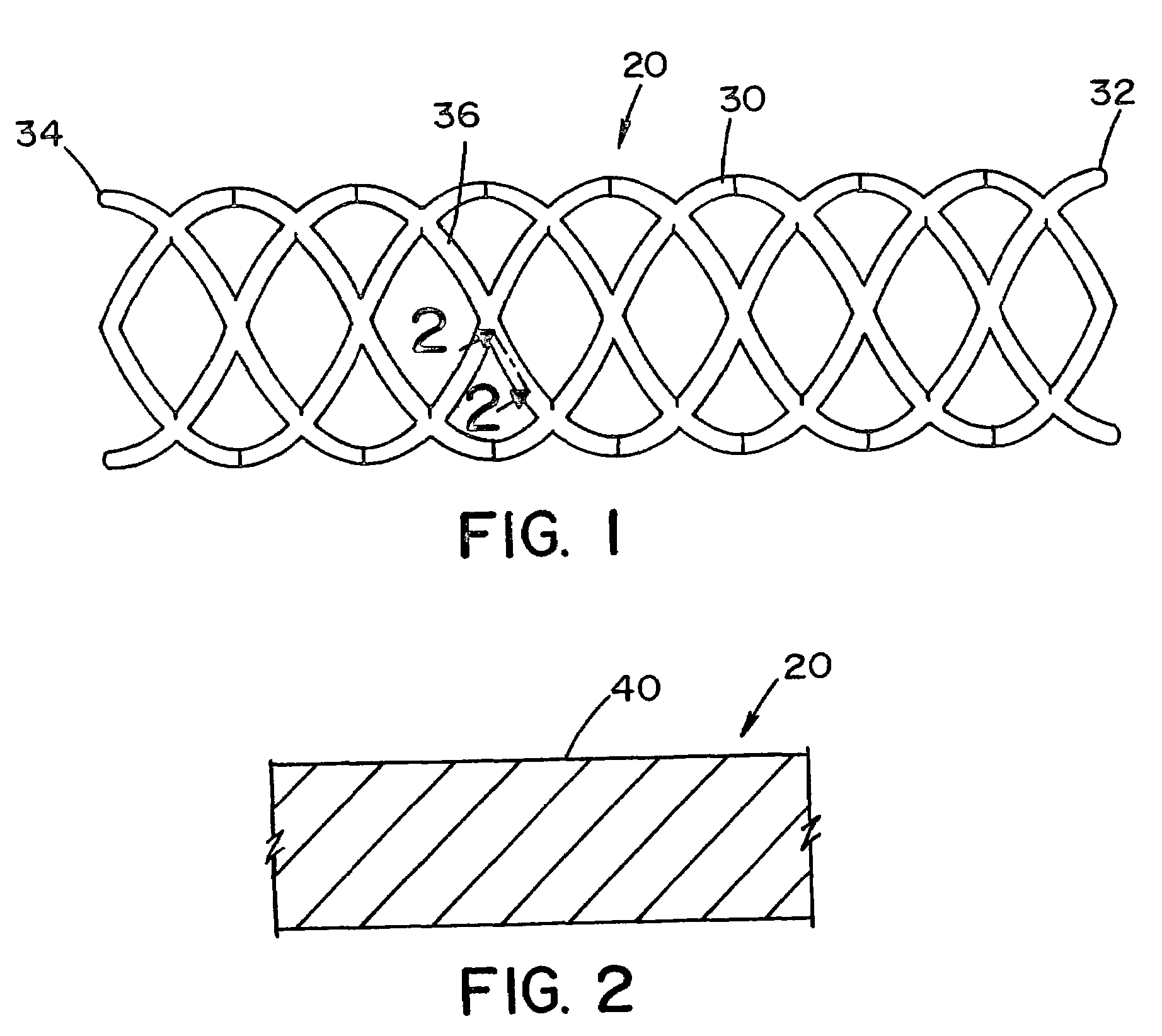 Metal alloy for a stent