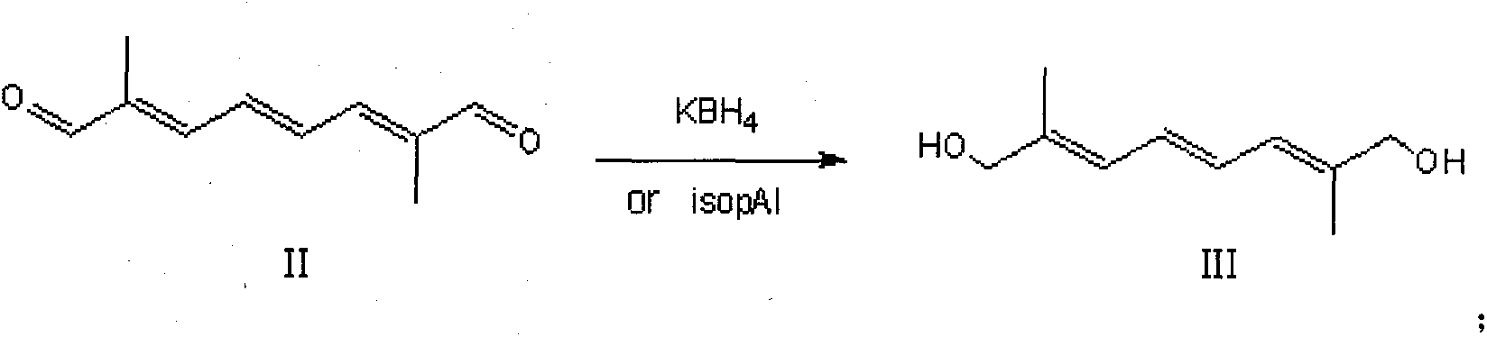 Preparation method of 2,7-dimethyl-2,4,6-octa-triene-1,8-diethylester biphosphonate