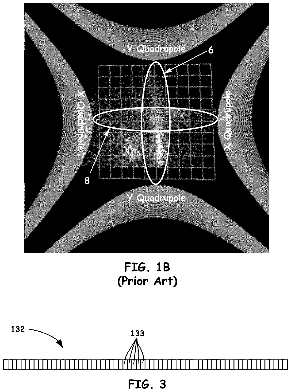 Methods and systems for detection of ion spatial distribution