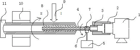Pre-spray water guiding mechanism for laser wet cutting