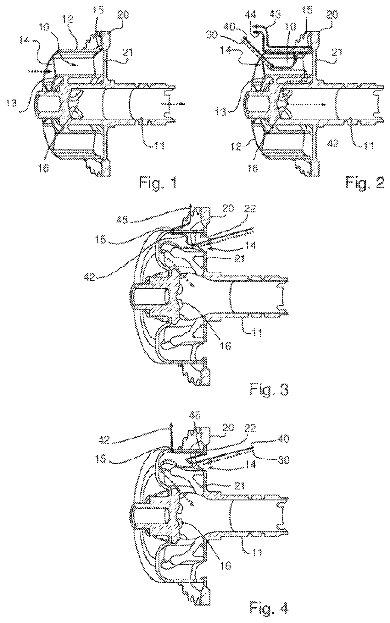 Centrifugal deaerator for a turbomachine