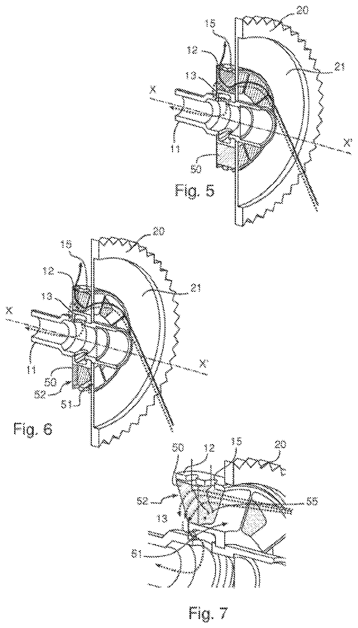 Centrifugal deaerator for a turbomachine