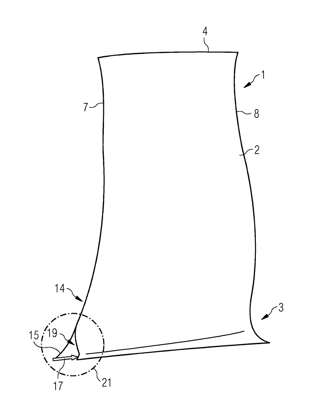 Method for profiling a replacement blade as a replacement part for an old blade for an axial-flow turbomachine