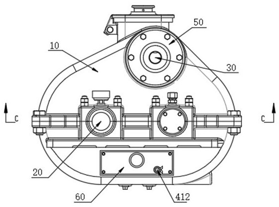 A pumping unit deceleration device with safety protection function