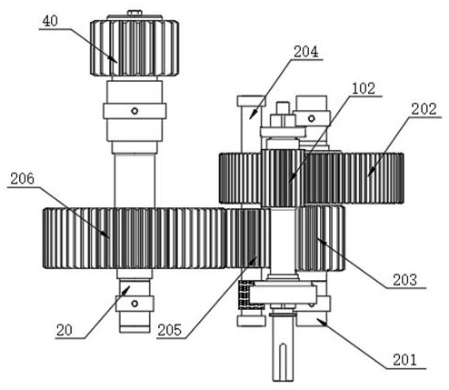 A pumping unit deceleration device with safety protection function