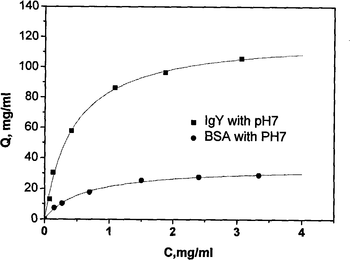 Expanded bed adsorption medium with sulfhydryl ethylpyridine and sulfone group as ligand separation antibody and preparation method