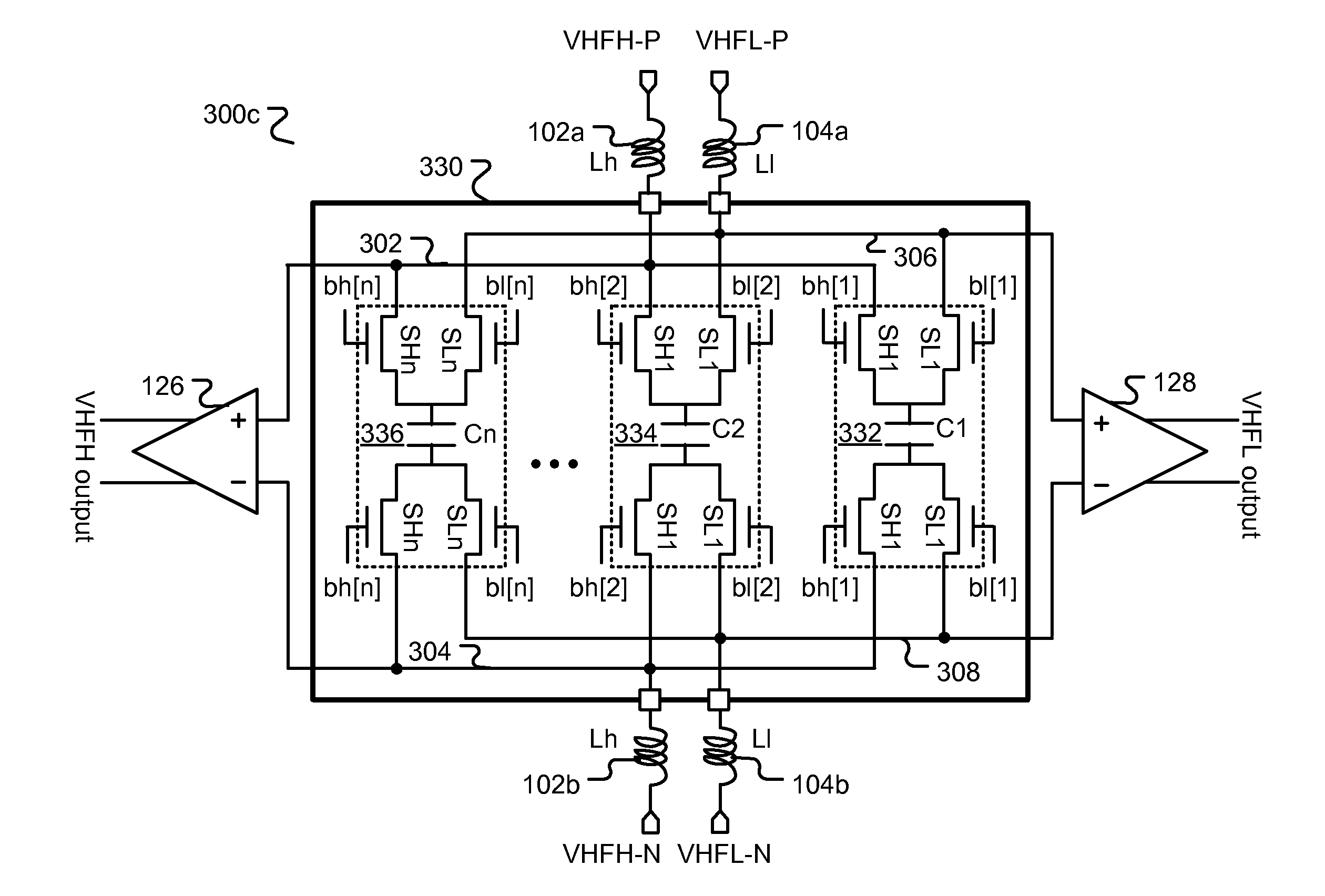 System and method for tuning-capacitor-array sharing