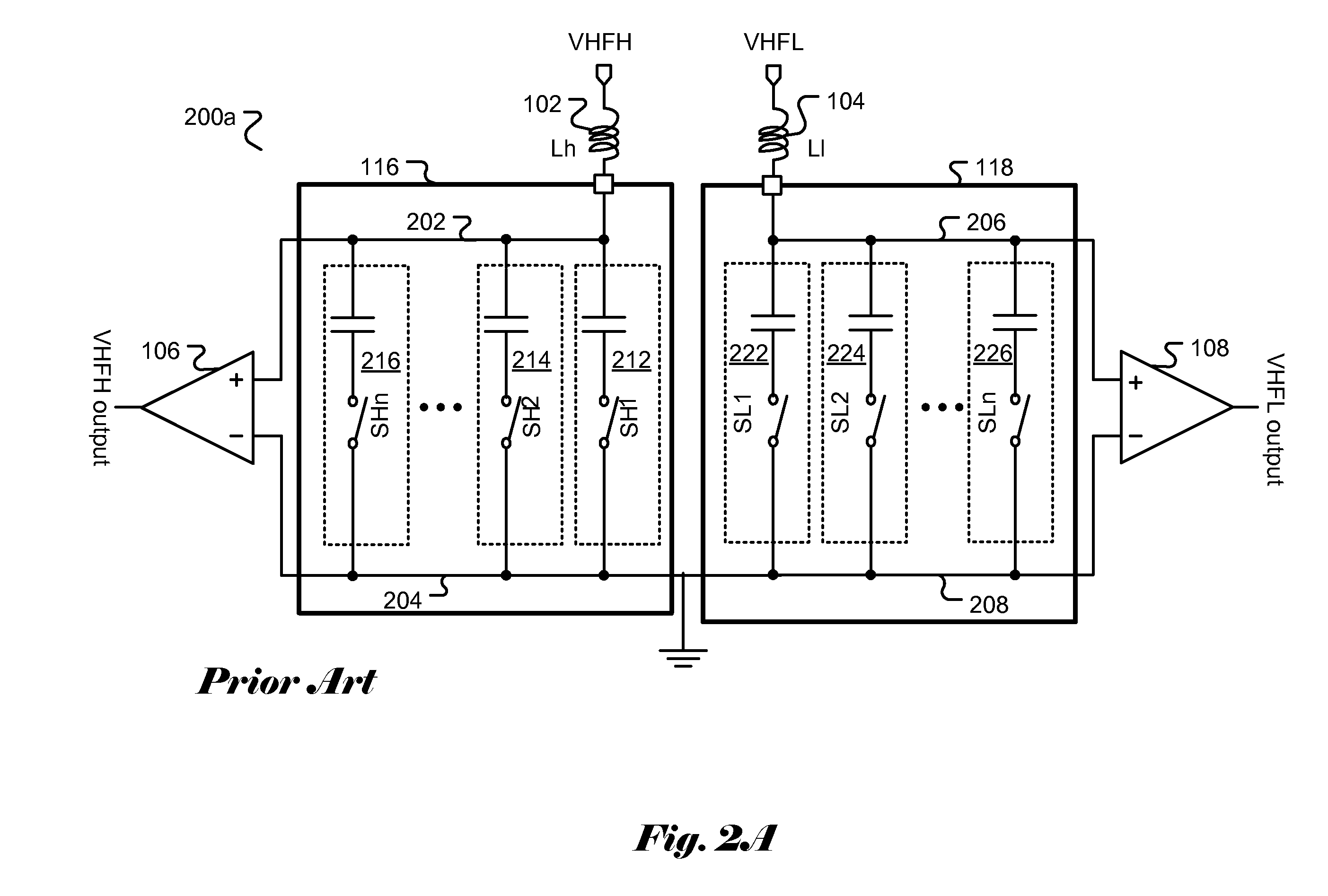 System and method for tuning-capacitor-array sharing